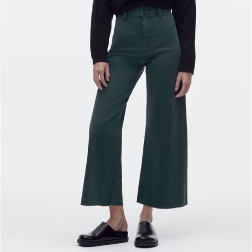 Zara Marine Straight Jean Green